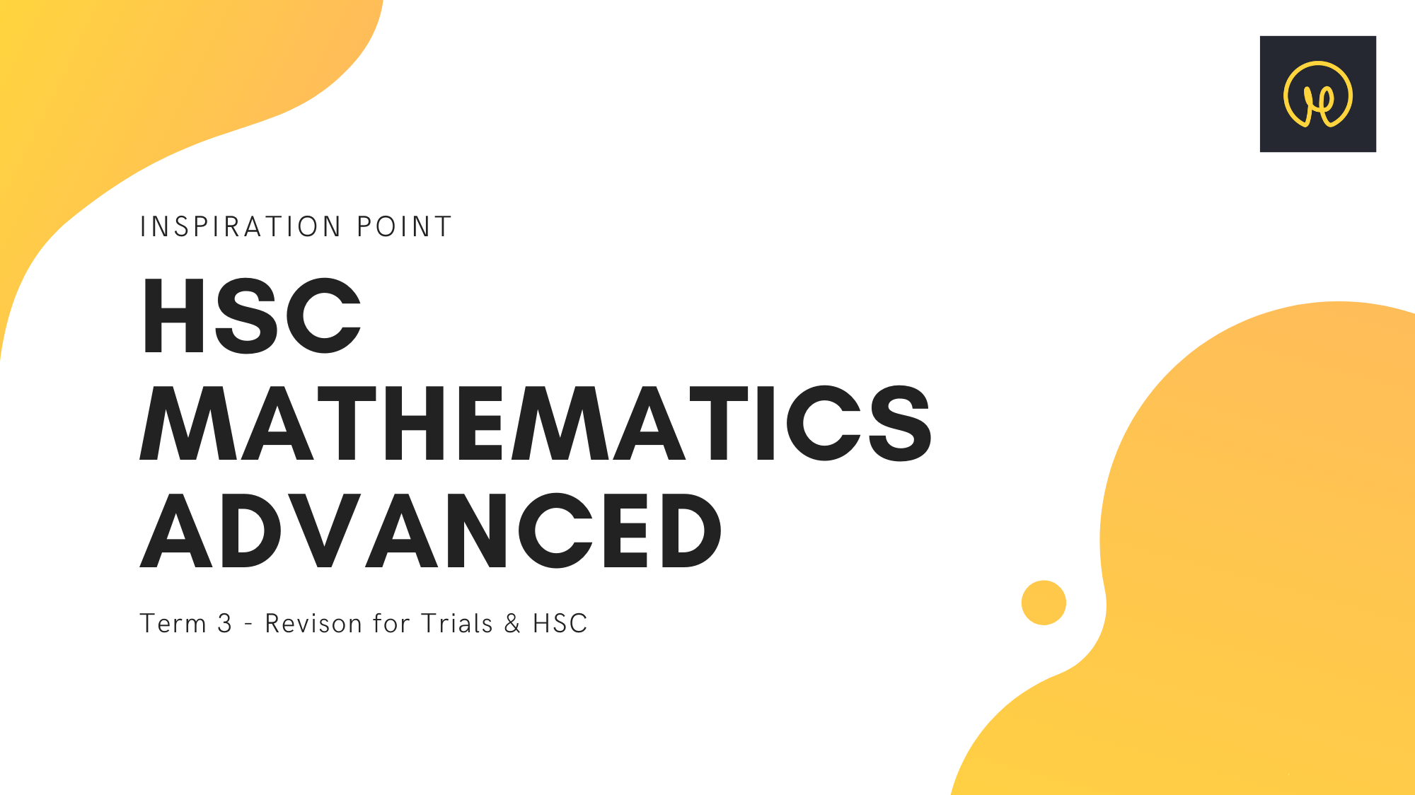 HSC Advanced Maths